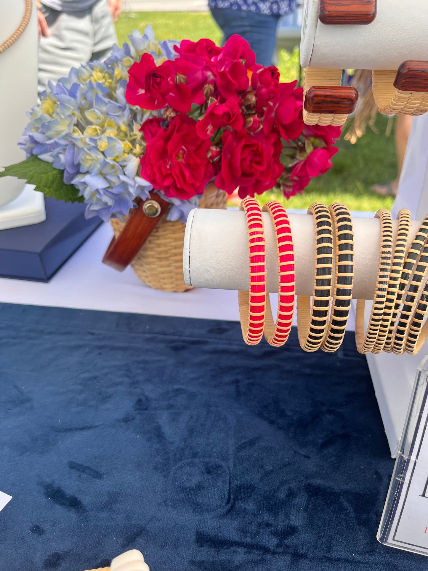 1/4” Nantucket Lightship Basket Bangle - Color options