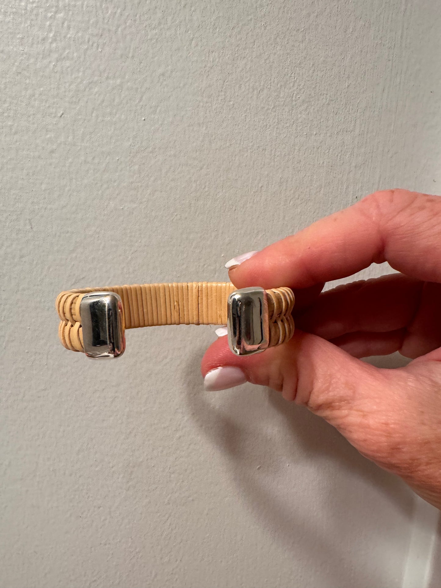 Silver and Gold - Nantucket Basket Bracelet