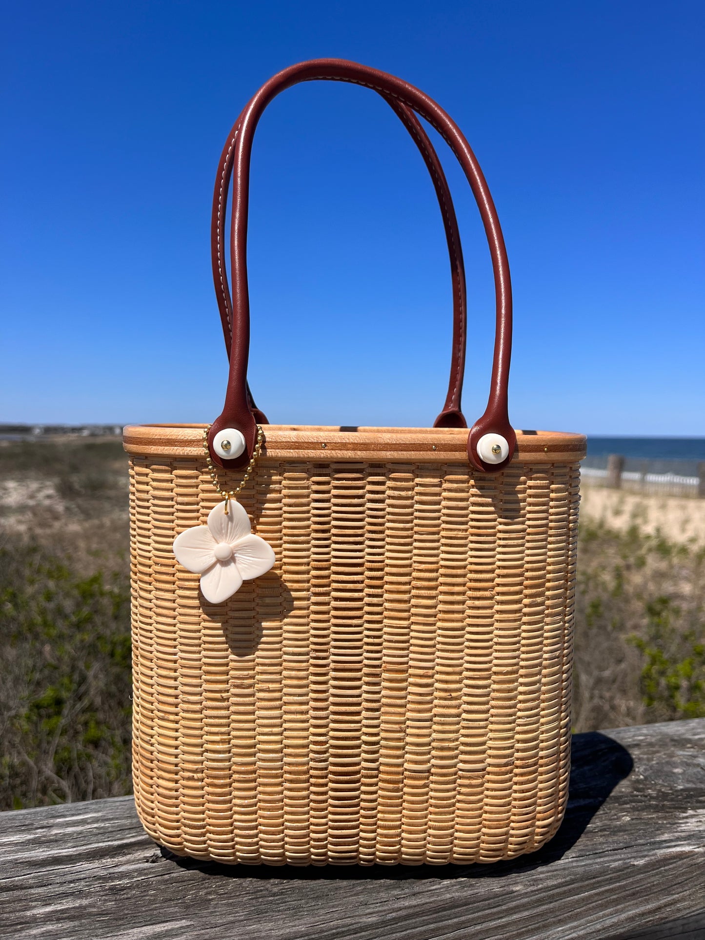 Nantucket Lightship Tote - Tupper with Stripes