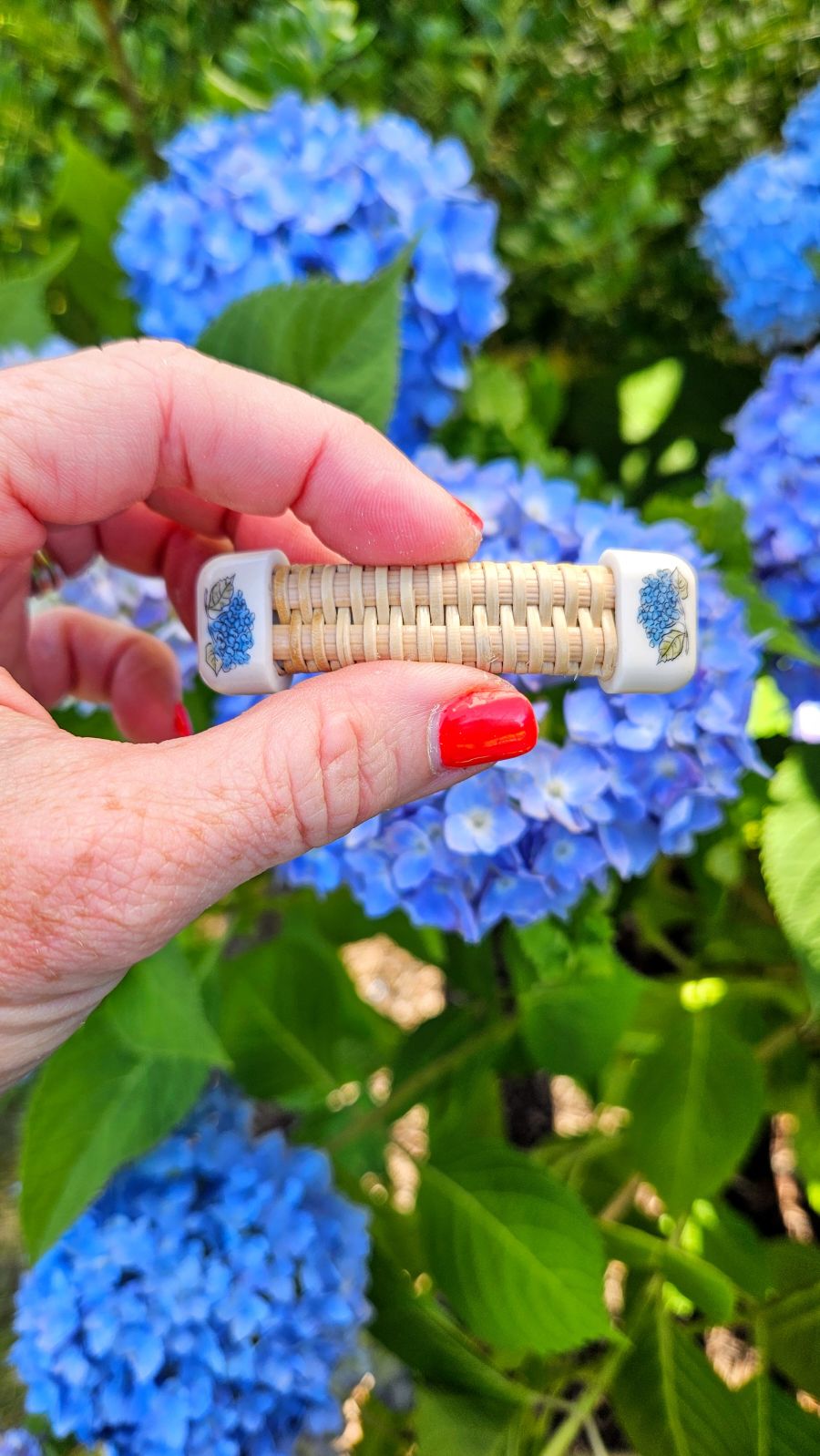 Mini Nantucket Basket Barrette/cape cod/Nantucket/bridesmaid/flower girl accessory/cape cod wedding/beach wedding