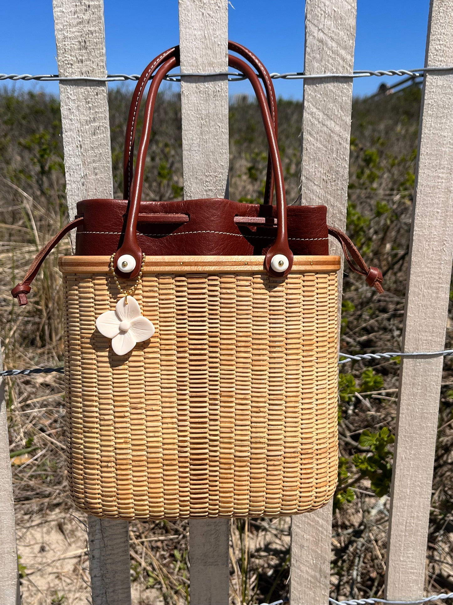 Nantucket Lightship Tote - Tupper with Stripes