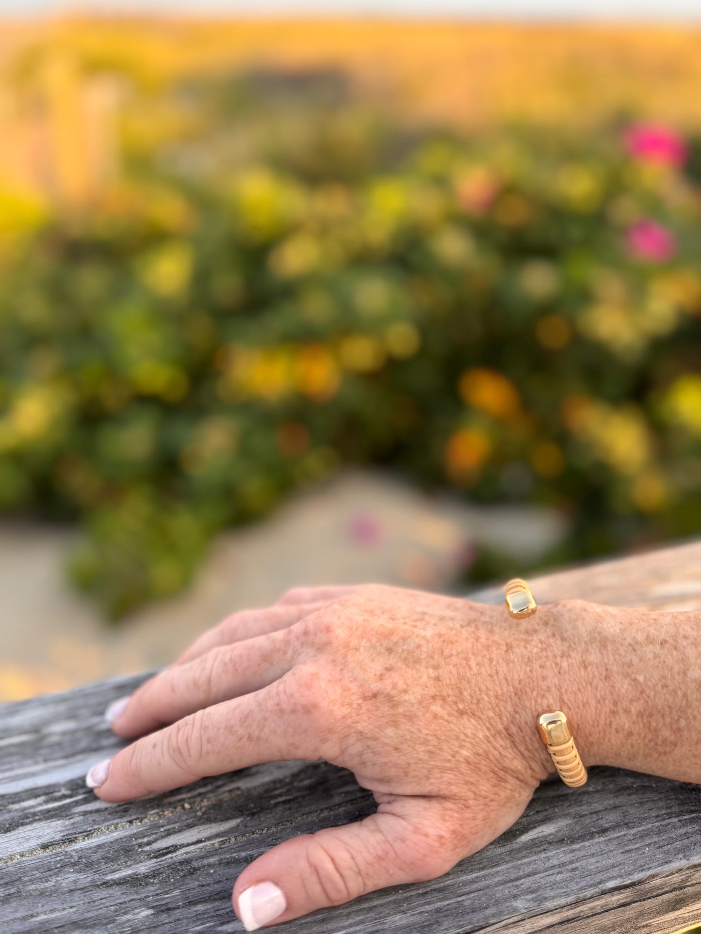 1/4”-Silver and Gold - Nantucket Basket Bracelet