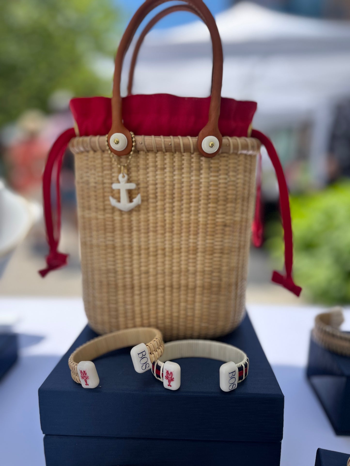 1/2” Boston Cuff - Nantucket Lightship Basket Bracelet