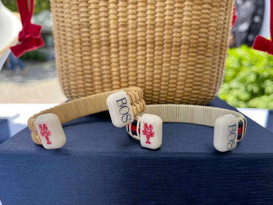 1/2”  Boston Cuff - Nantucket Lightship Basket Bracelet