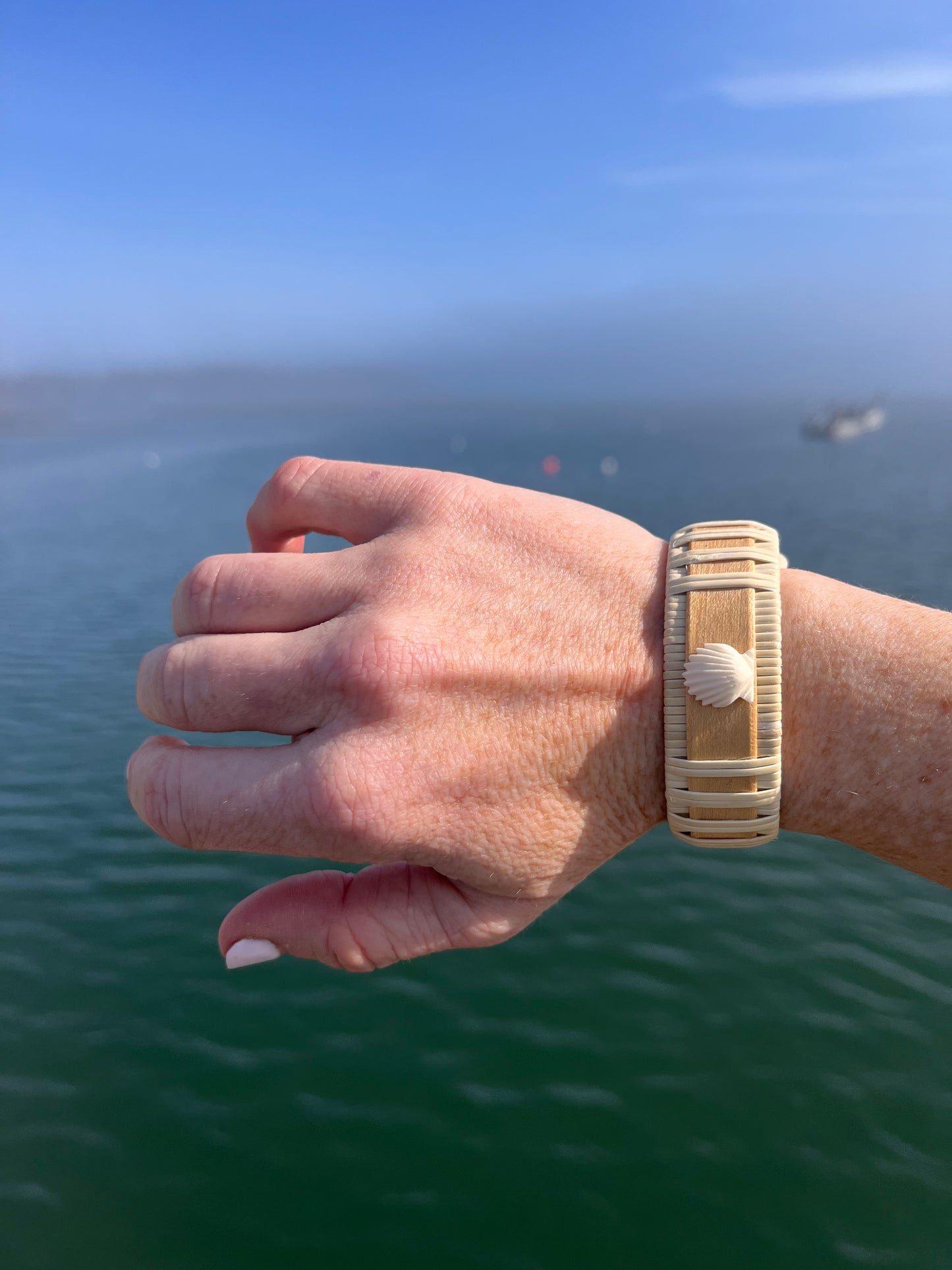 3/4” Nantucket Scallop Cuff Bracelet