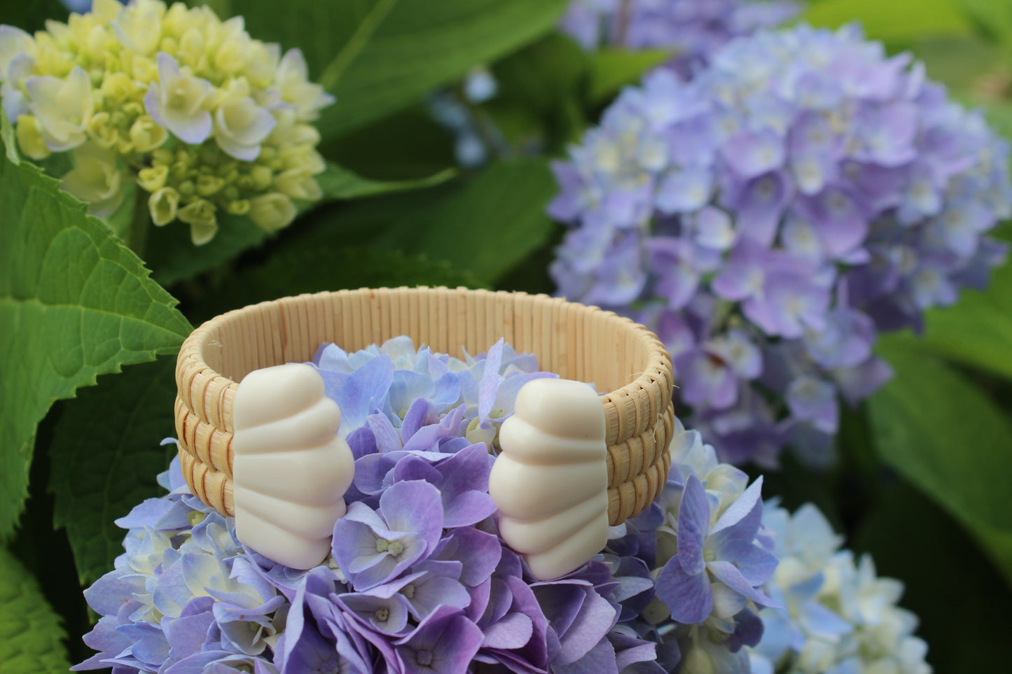 3/4” Scallop Shell Nantucket Basket Bracelet with End Caps