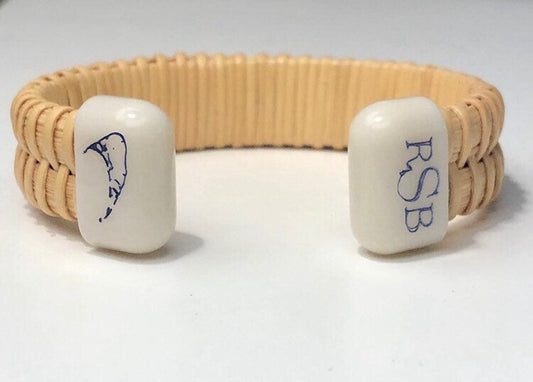 1/2” Cuff w/Corian and Scrimshaw