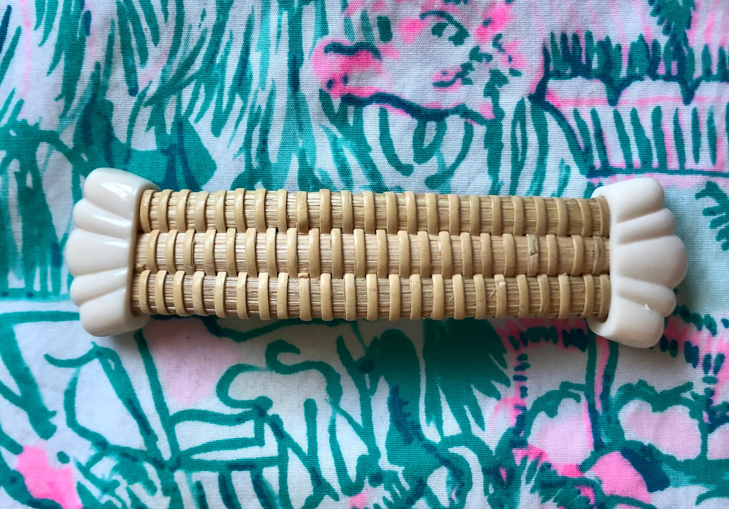 Nantucket Basket Barrette/cape cod/Nantucket/bridesmaid/flower girl accessory/cape cod wedding/beach wedding