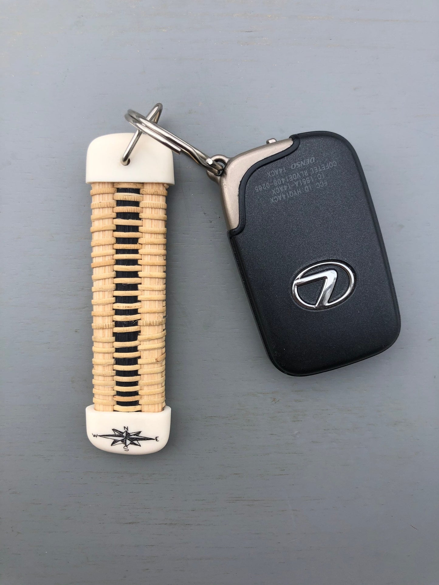 Nantucket Basket Style Keychain
