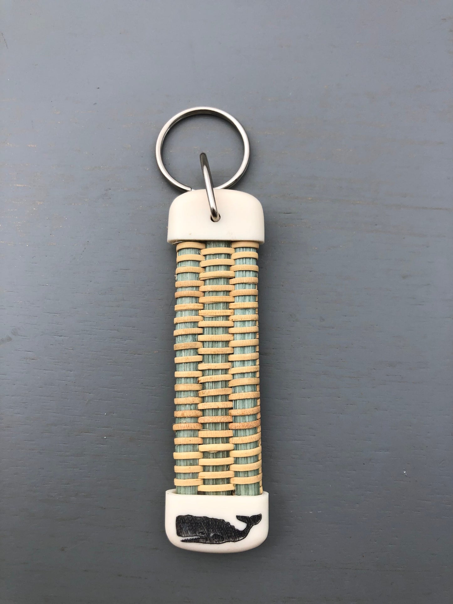 Nantucket Basket Style Keychain