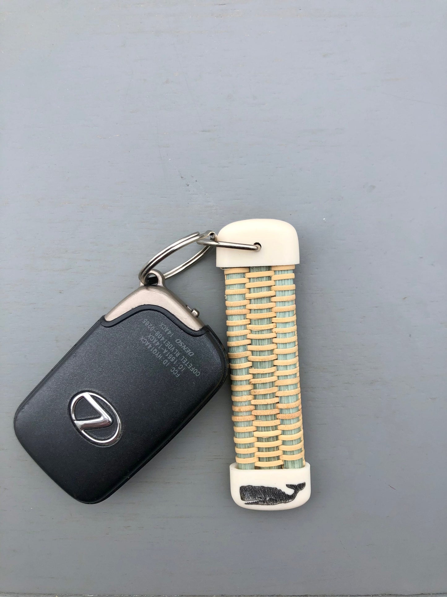 Nantucket Basket Style Keychain