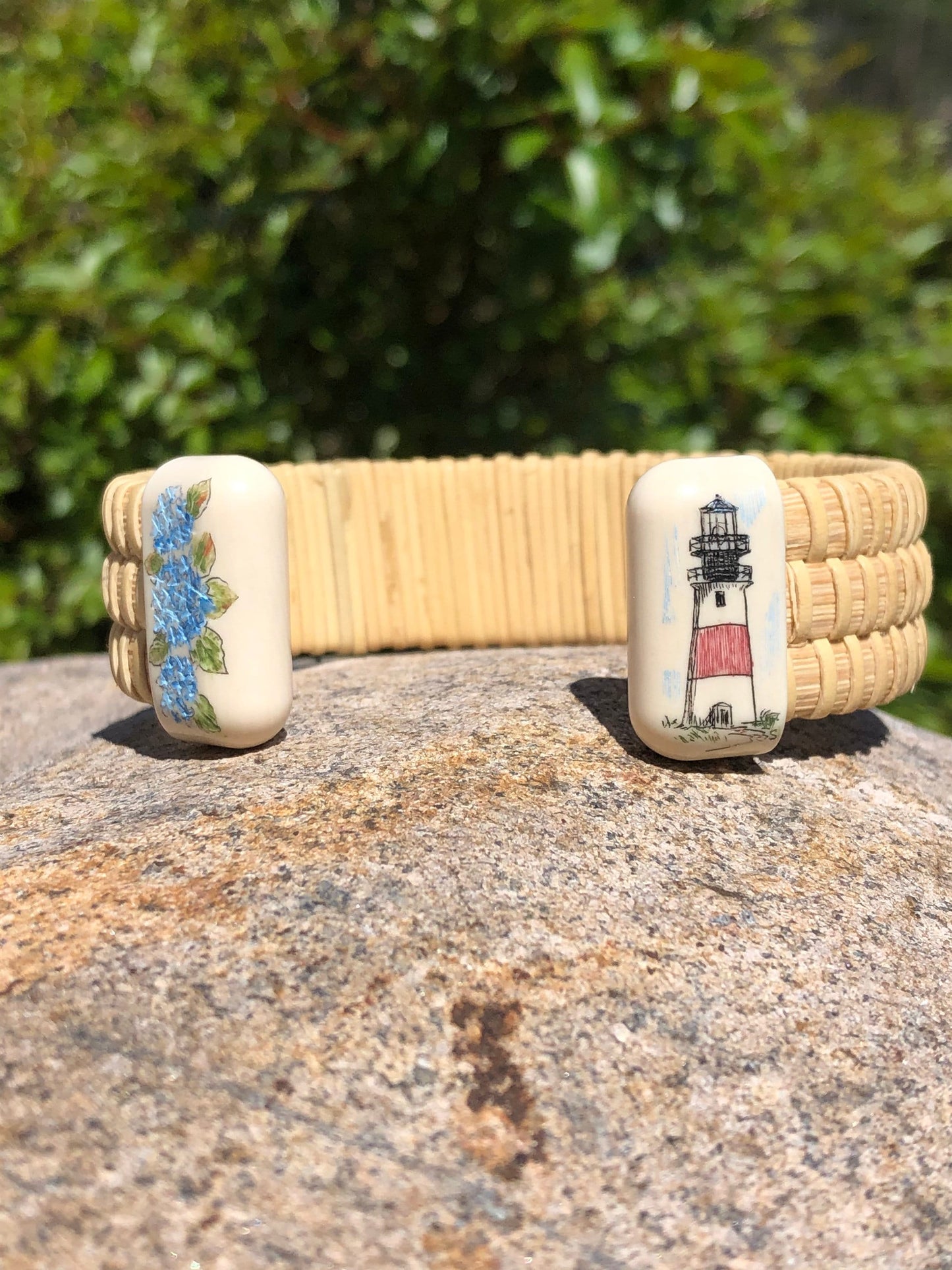 3/4” Eco-Ivory - Nantucket Basket Bracelet