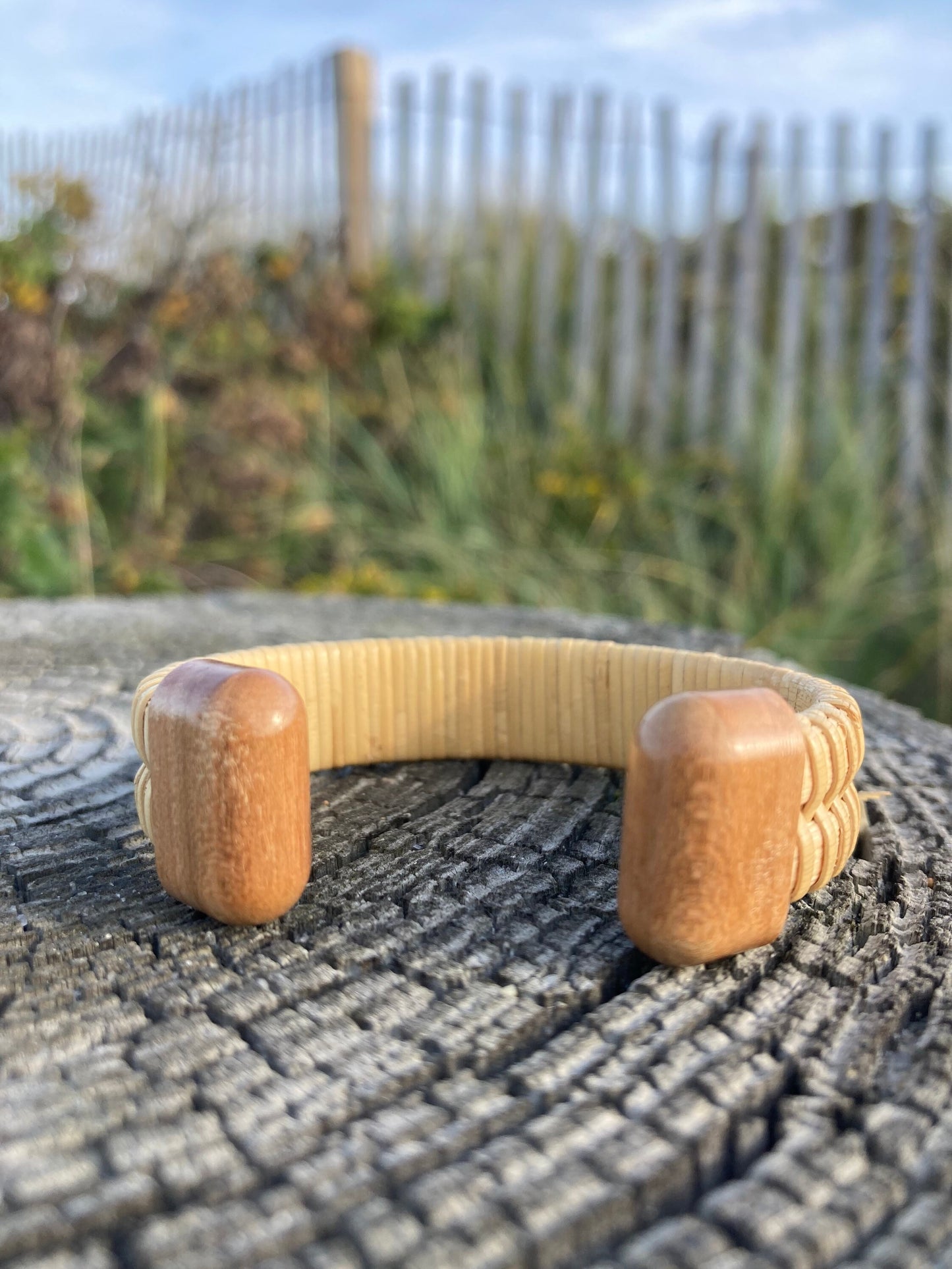 1/2” Cuff with Cherry Wood End Caps