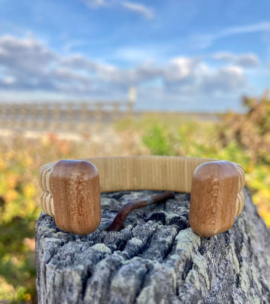 1/2” Cuff with Cherry Wood End Caps