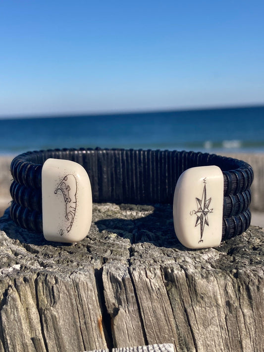 3/4” Acrylic- Nantucket Basket Bracelet