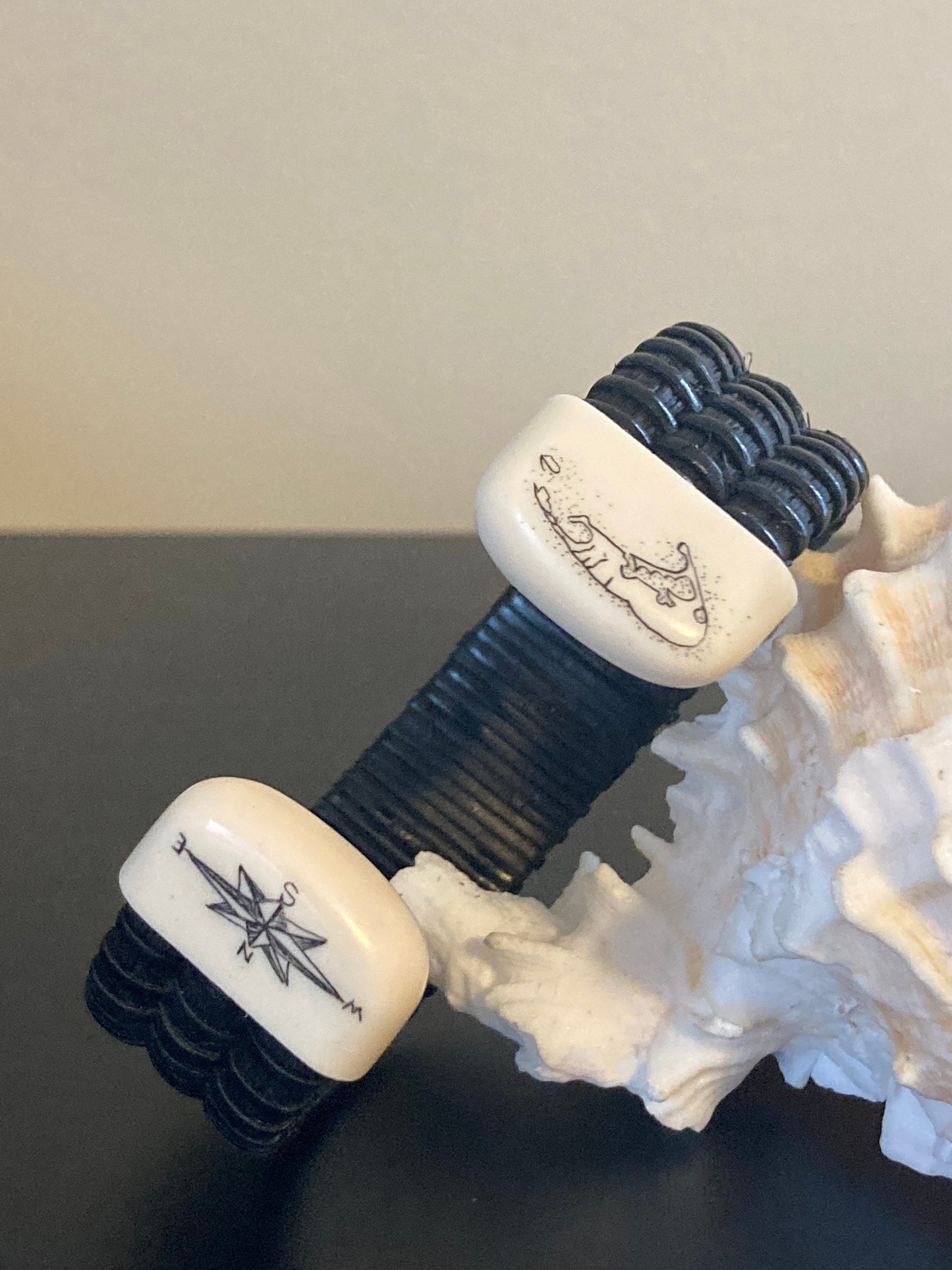 3/4” Acrylic- Nantucket Basket Bracelet