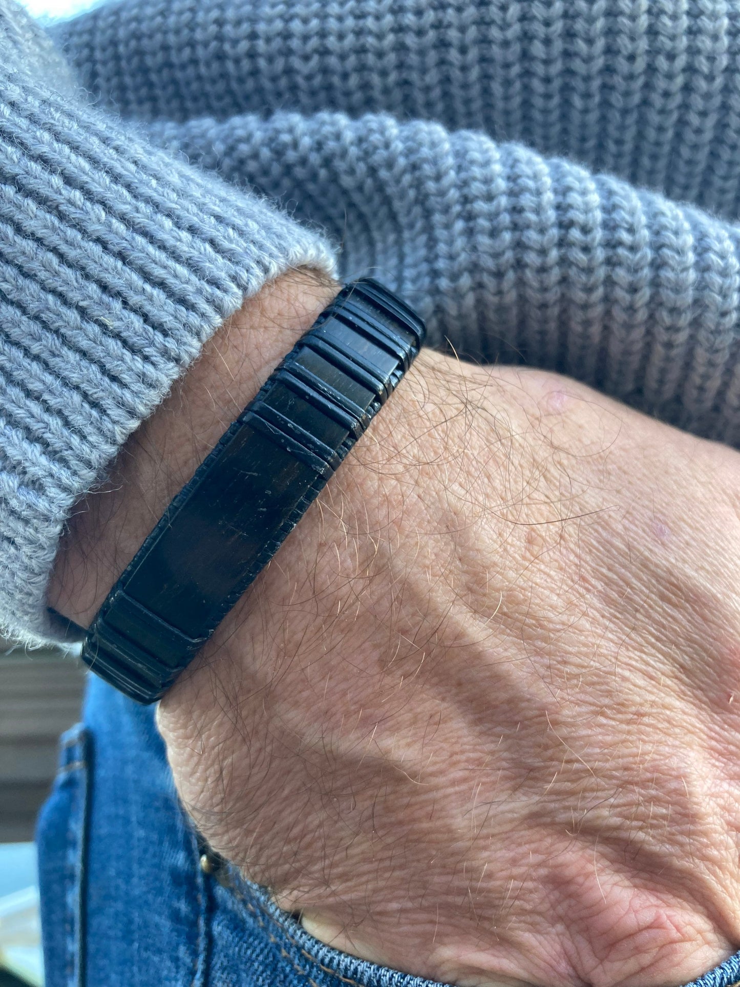 Men’s Ebony Captain’s Cuff