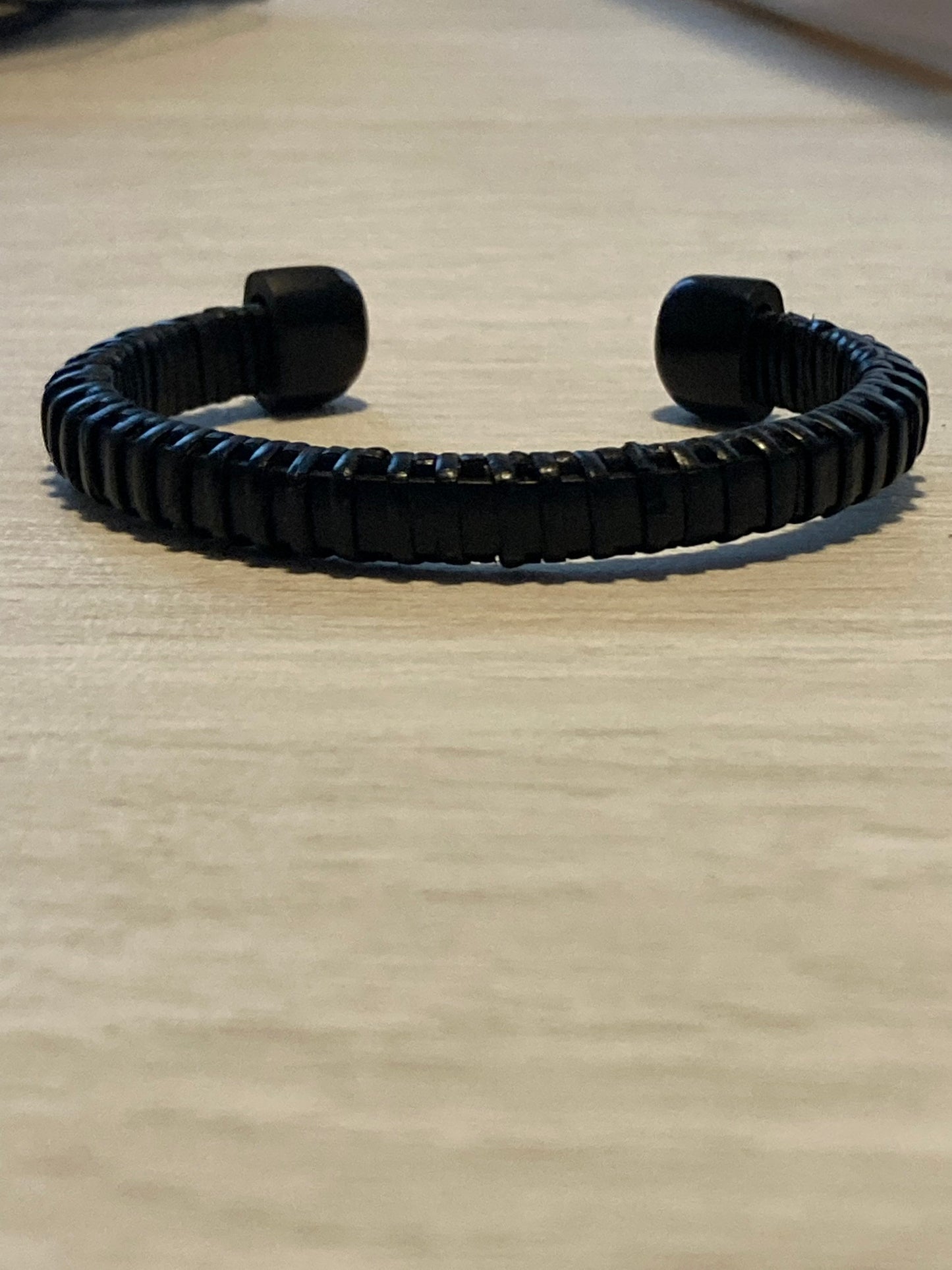 1/4” Eco-Ebony Acrylic- Nantucket Bracelet Nantucket Lightship Basket Bracelet