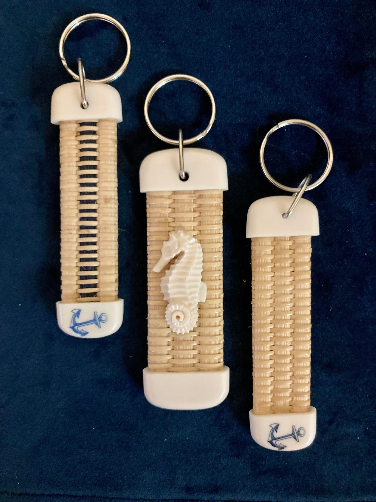 Nantucket Basket Style Keychain