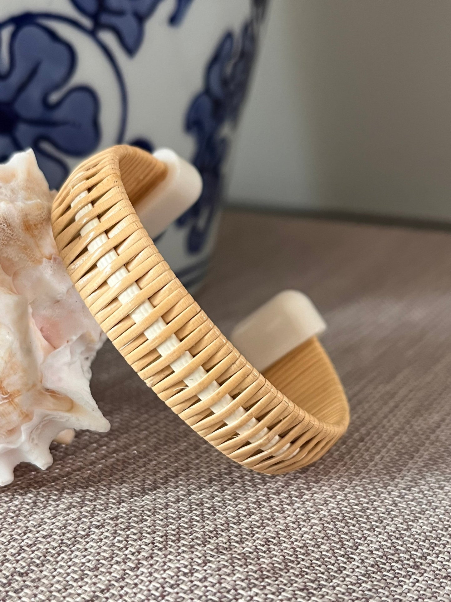 1/2” Stripe Cuff with Corian End Caps