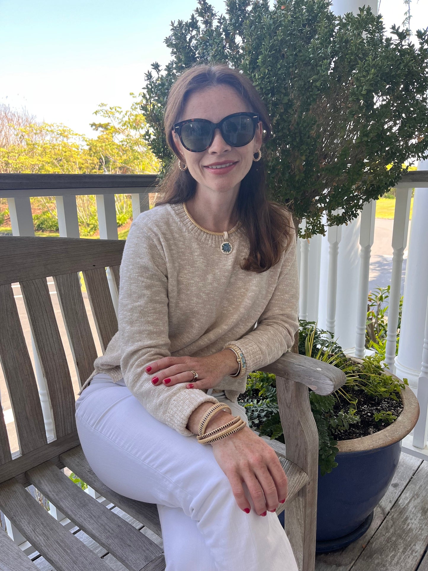 Nantucket Lightship Basket Bangle - Color options