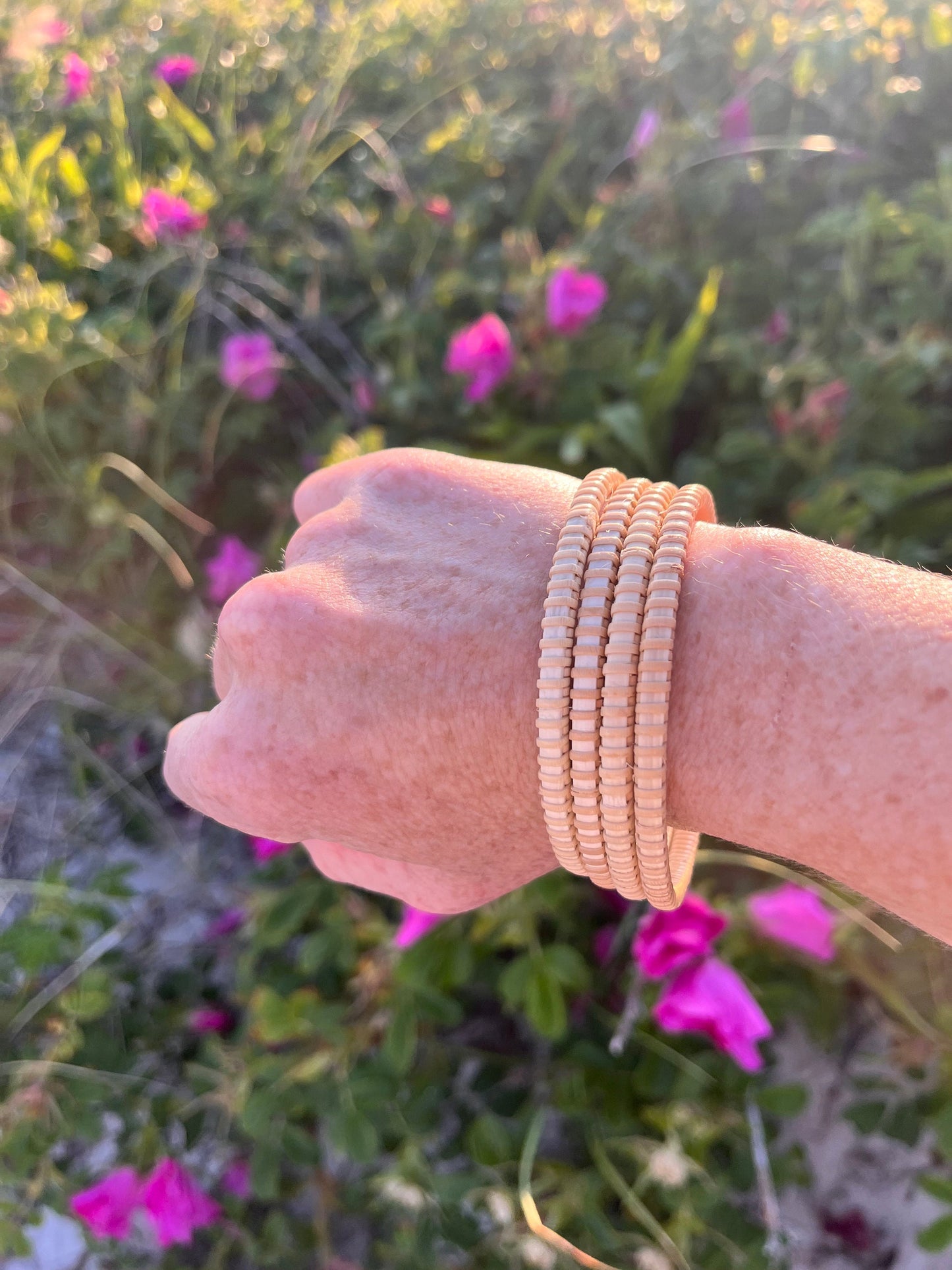 Nantucket Lightship Basket Bangle - Color options