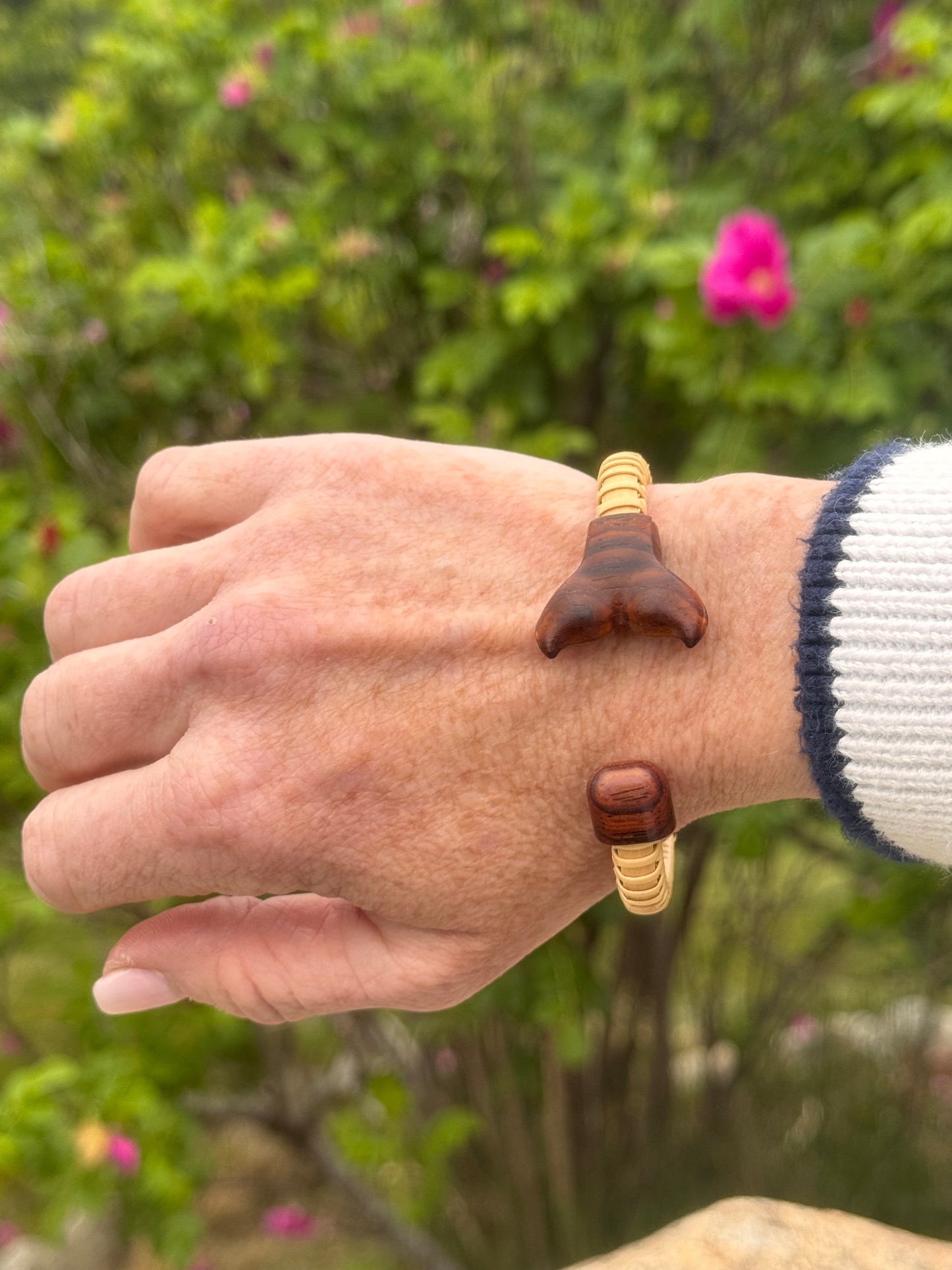 Whale Tail Cuff - Nantucket Basket Bracelet