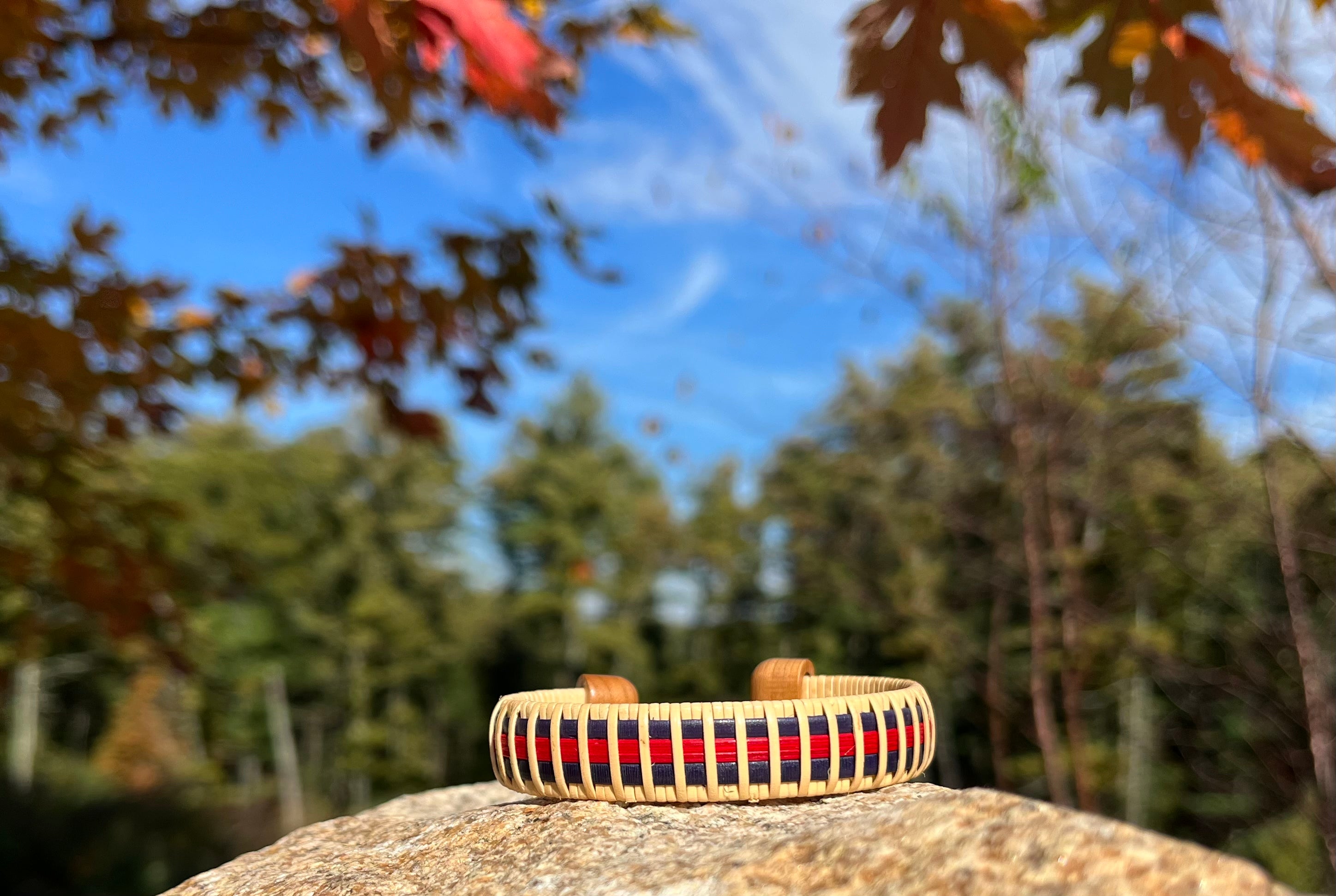 1/2” Cuff with Cherry Wood End Caps- Free sold Shipping