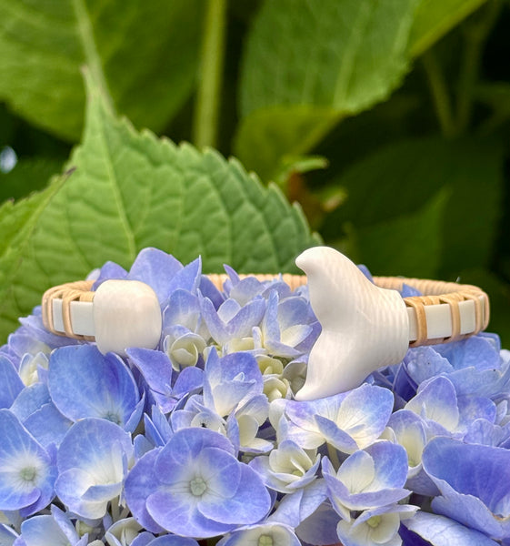 Whale Tail Cuff - Nantucket Basket Bracelet – Fisher Nantuckets