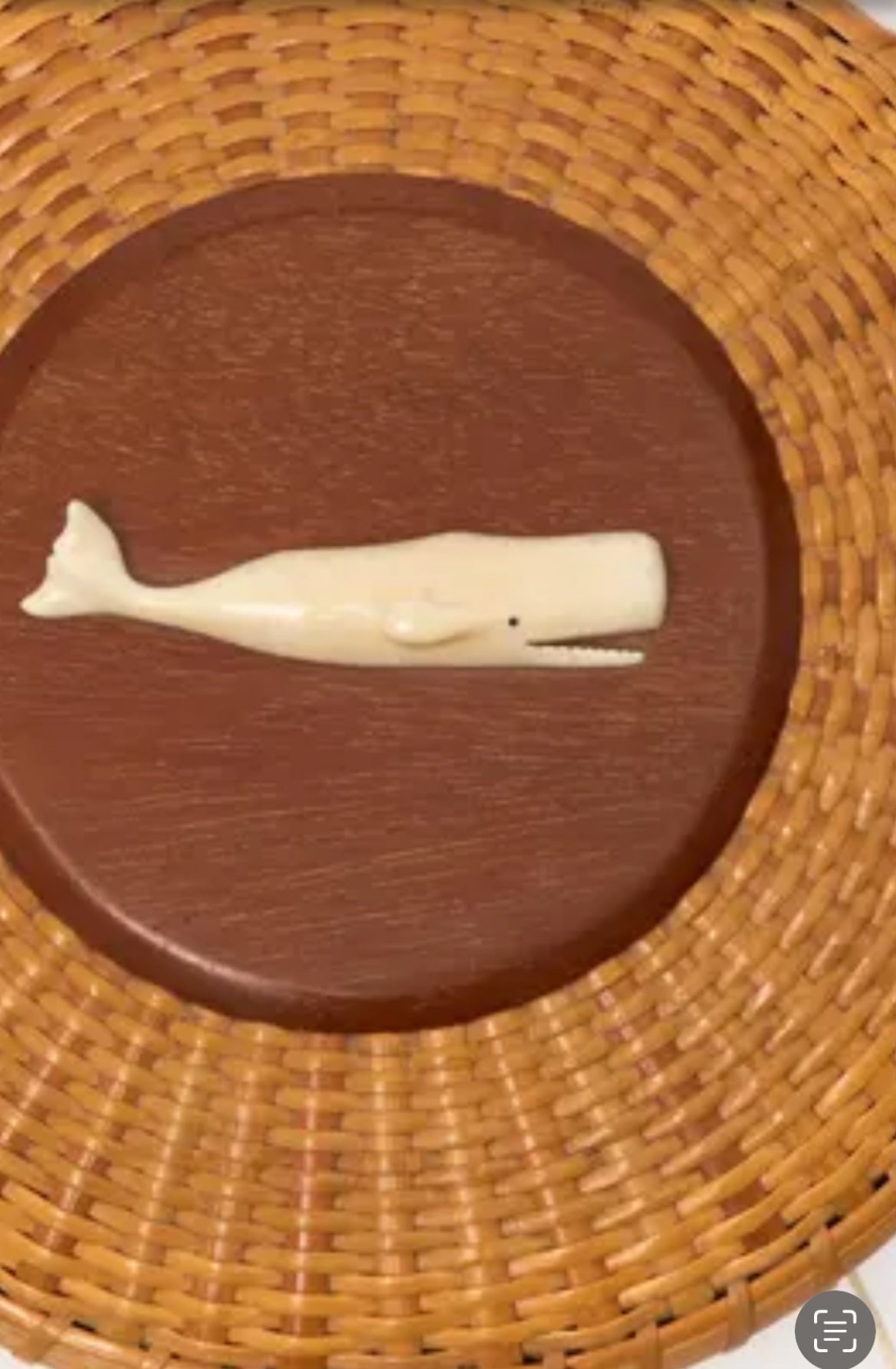 Custom - Backplate with Mammoth Whale Carving