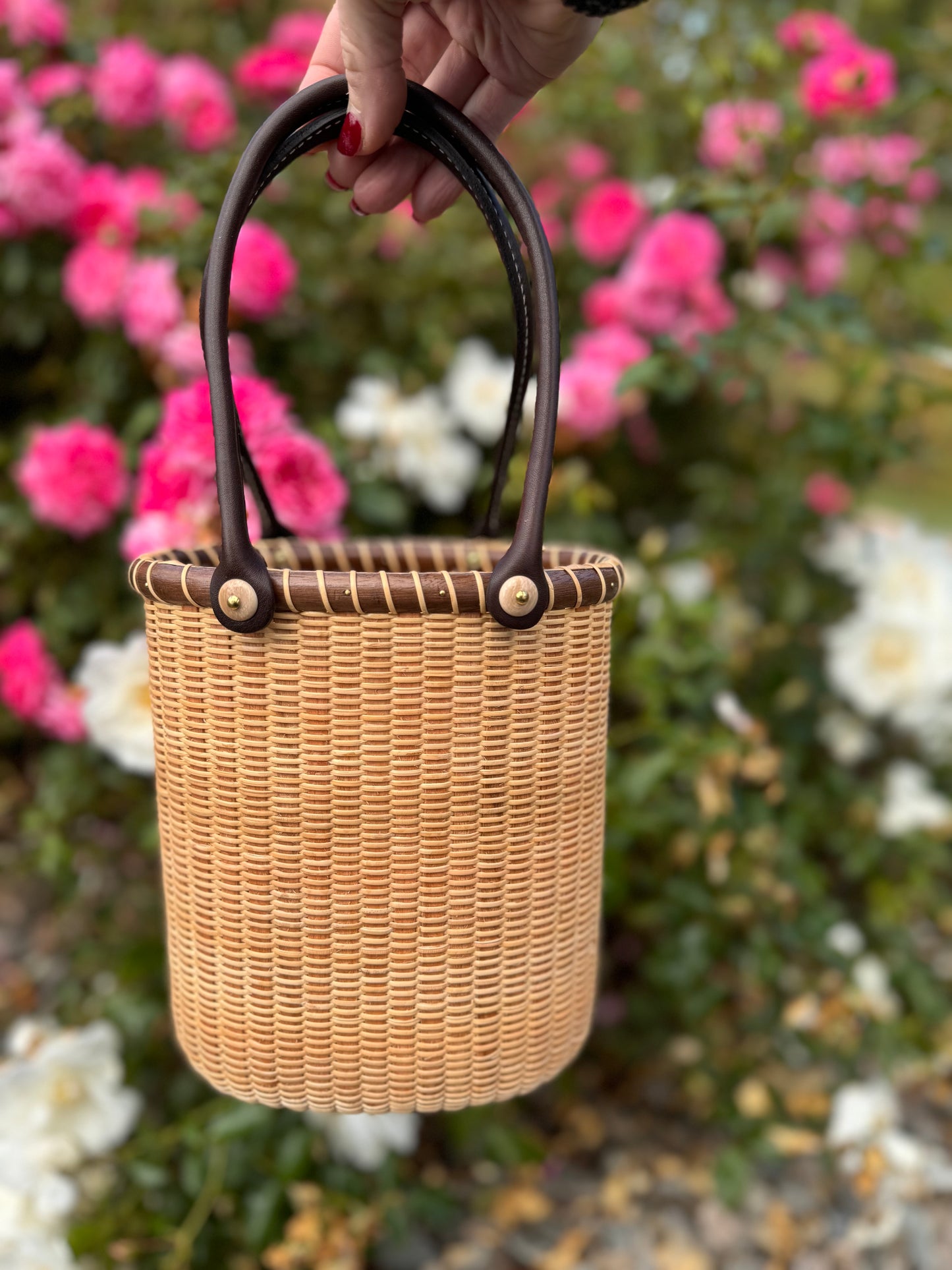 Walnut - Nantucket Lightship Tote - Opera