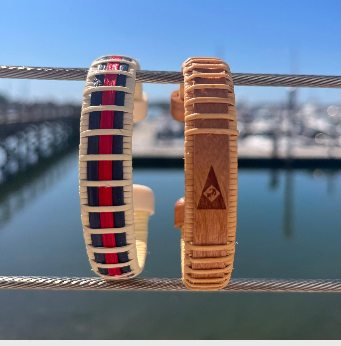 Personalized Laser Engraved - Cherry Wood Overlay and End Caps -Nantucket Lightship Basket