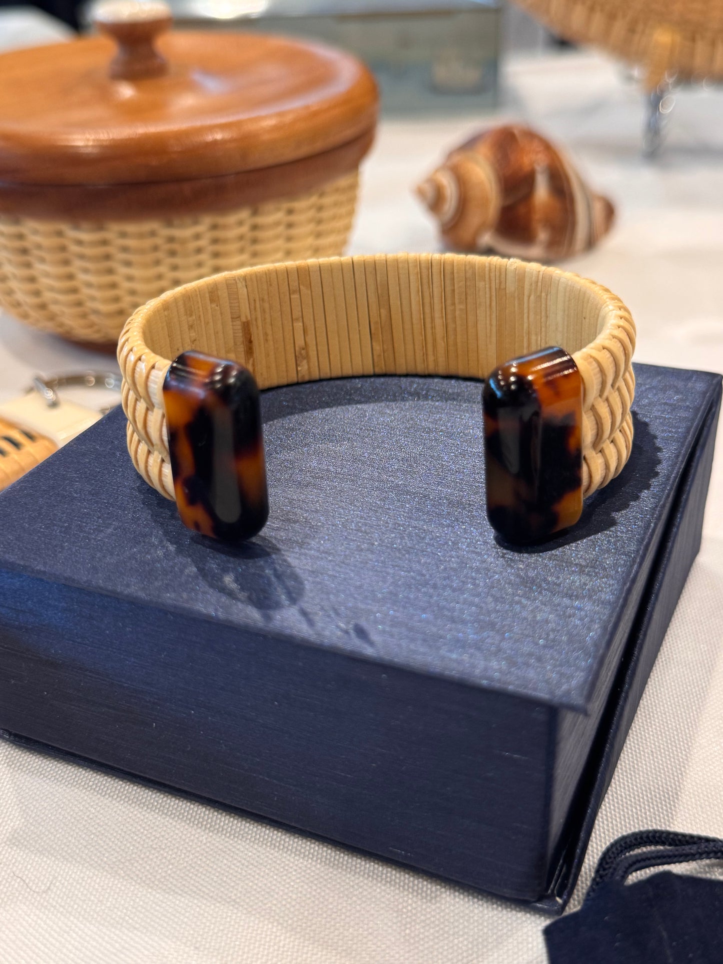 Eco-Tortoiseshell - Nantucket Basket Bracelet