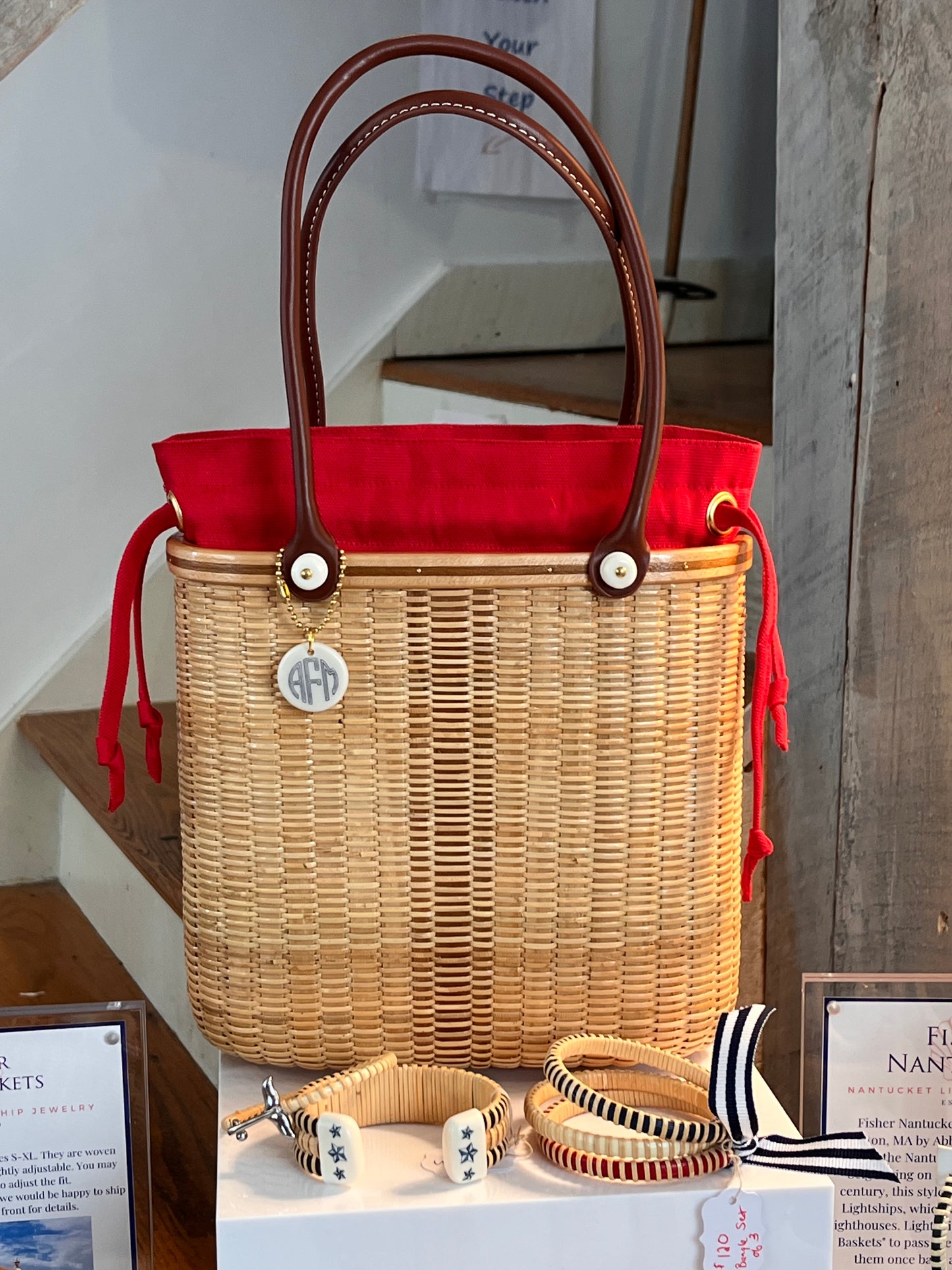 Nantucket Lightship Basket Tote - Liners