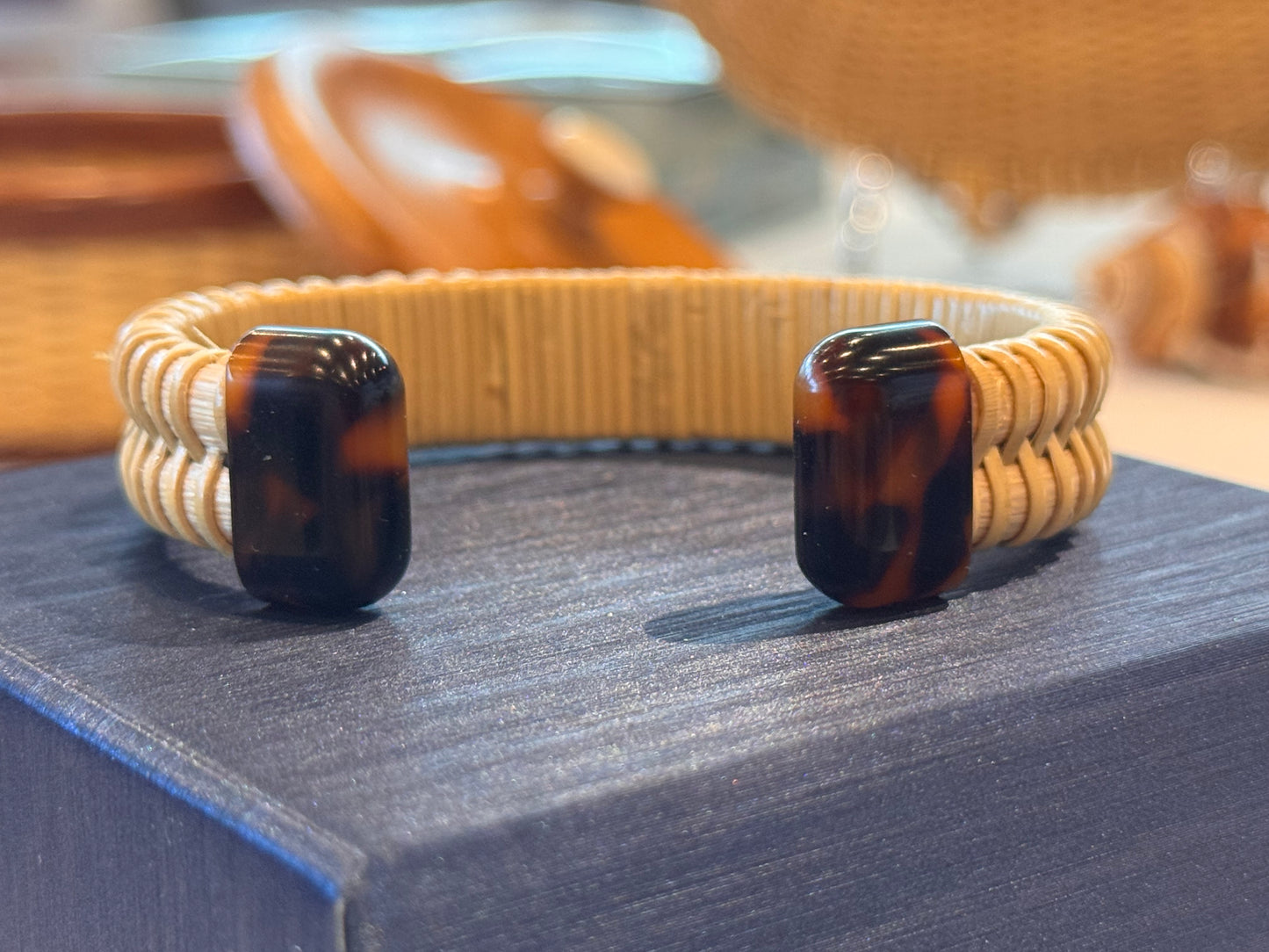Eco-Tortoiseshell - Nantucket Basket Bracelet