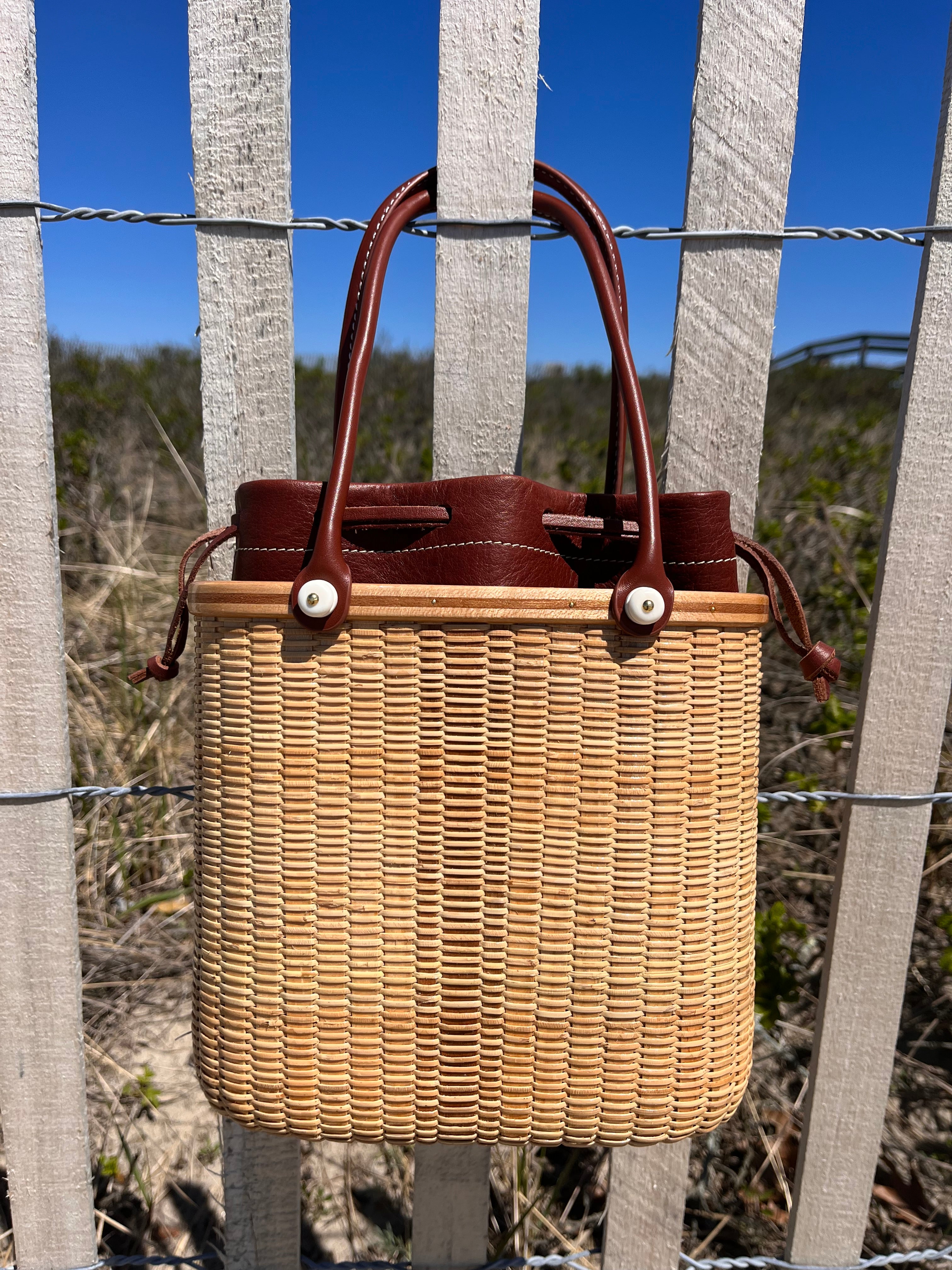 Nantucket Lightship Tote Tupper with Stripes Fisher Nantuckets