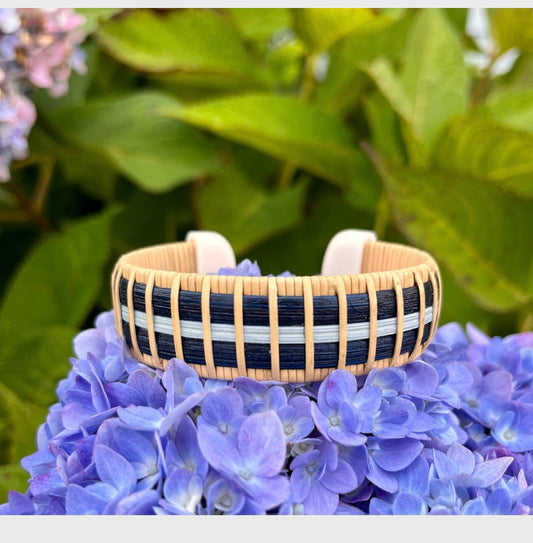 3/4” Ivory - Nantucket Basket Bracelet (custom)Danielle