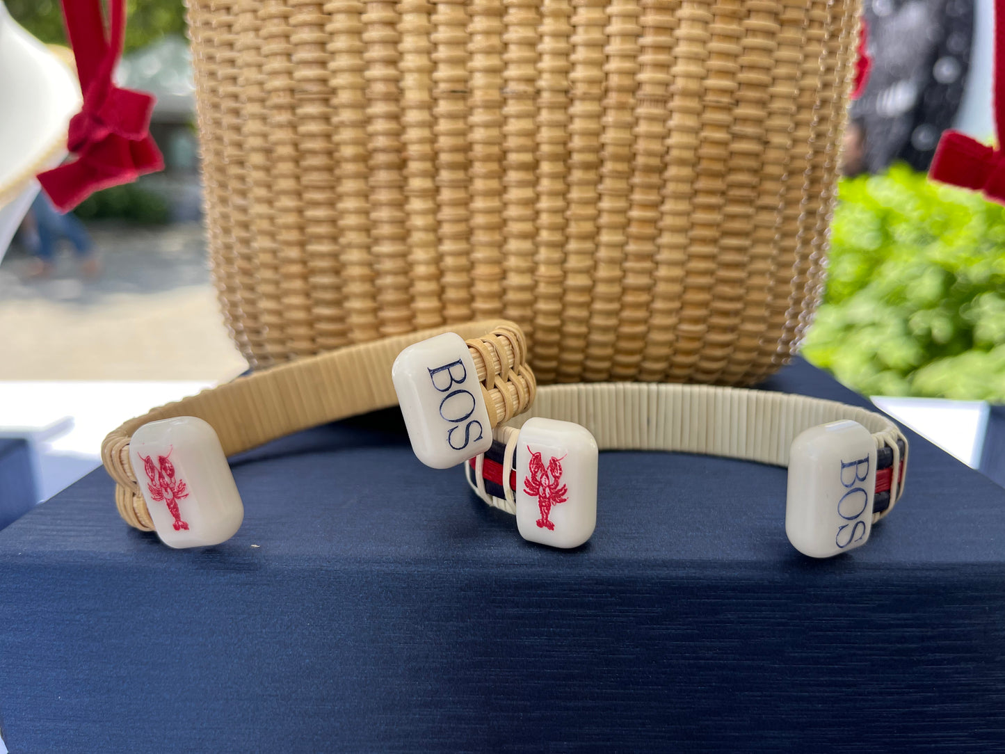 1/2”  Boston Cuff - Nantucket Lightship Basket Bracelet