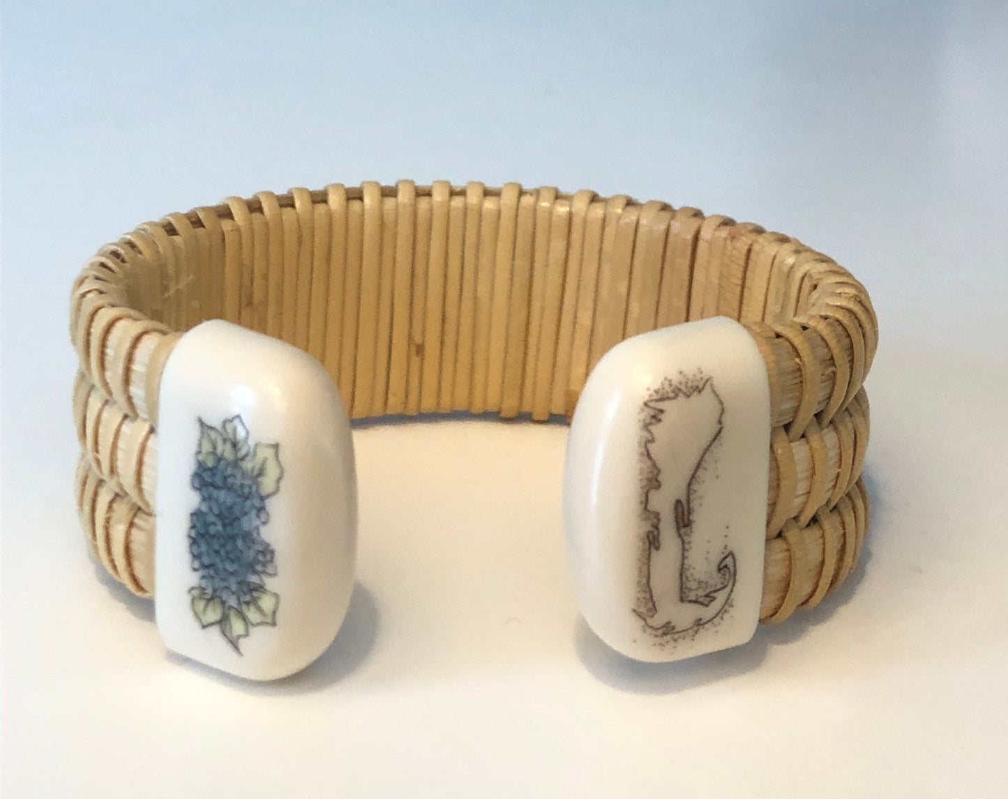 3/4” Acrylic- Nantucket Basket Bracelet