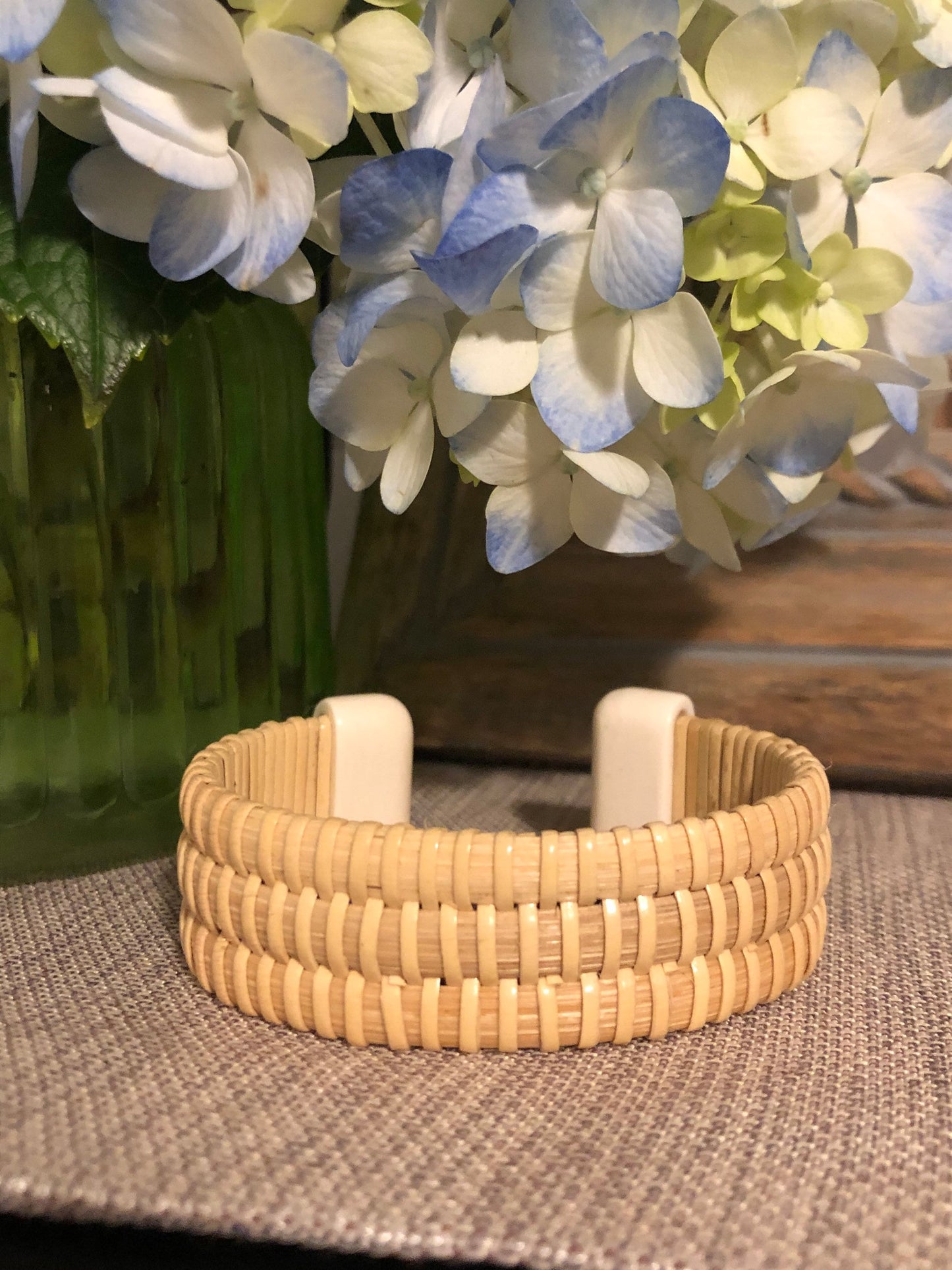 3/4” Ivory - Nantucket Basket Bracelet