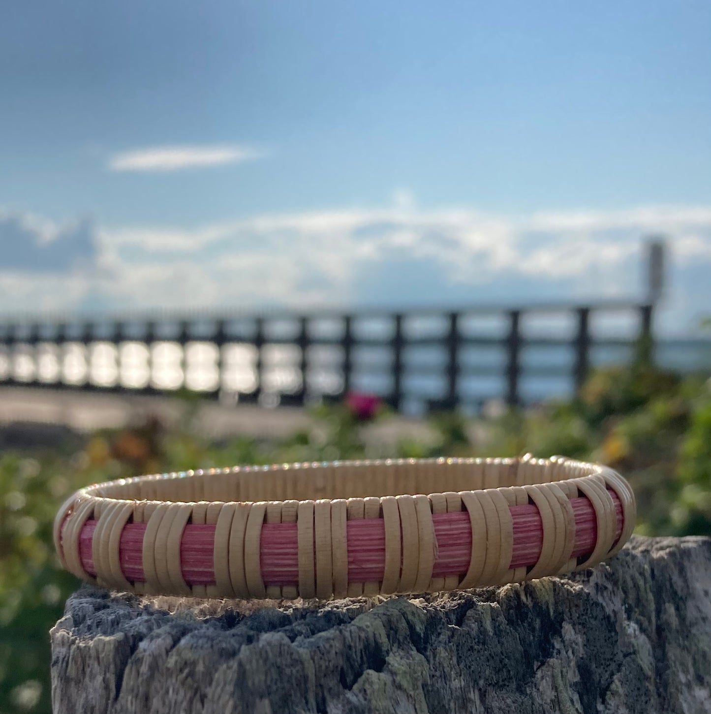 3/8” Nantucket Lightship Basket Bangle