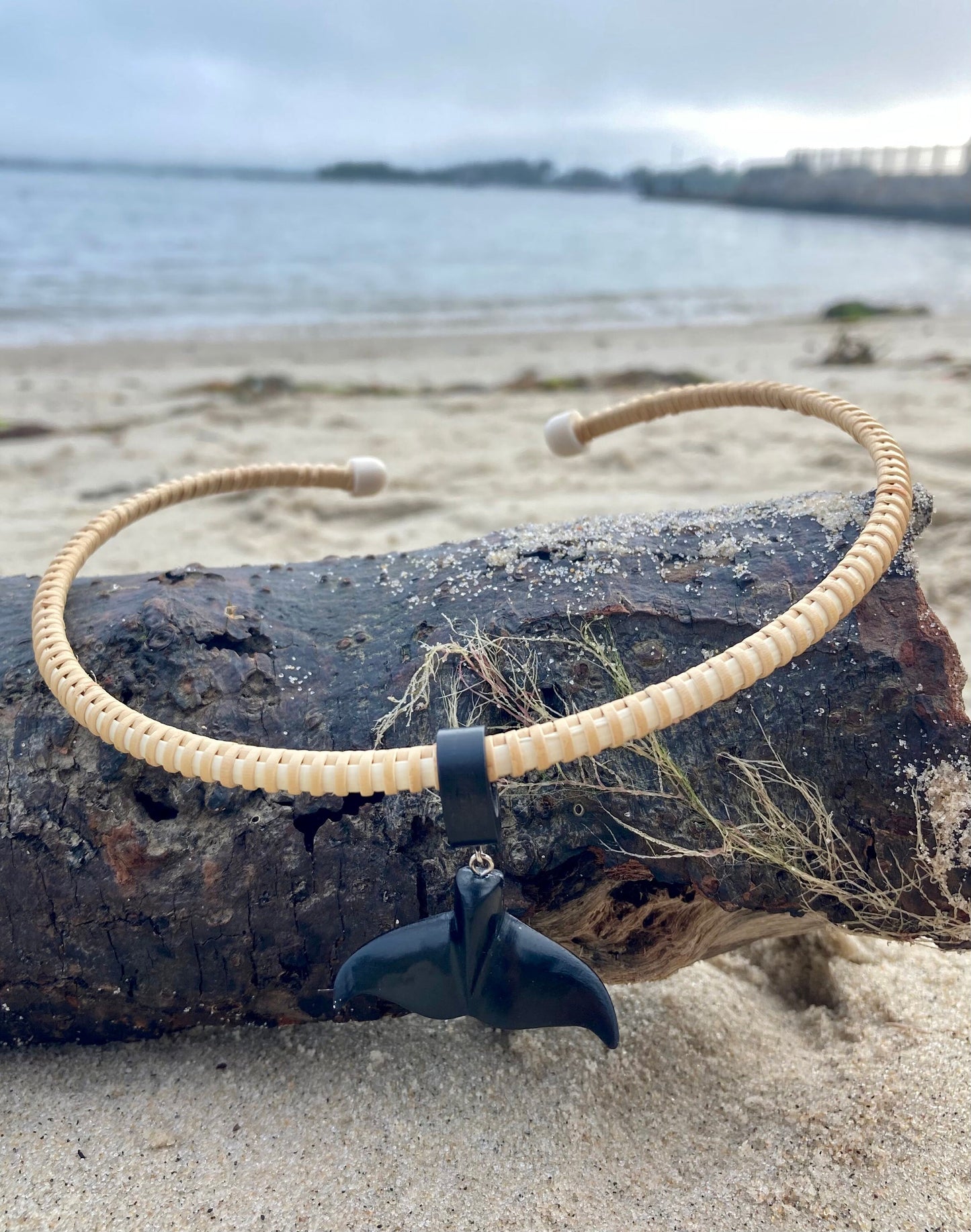 Nantucket Choker with Whale Tail Pendant