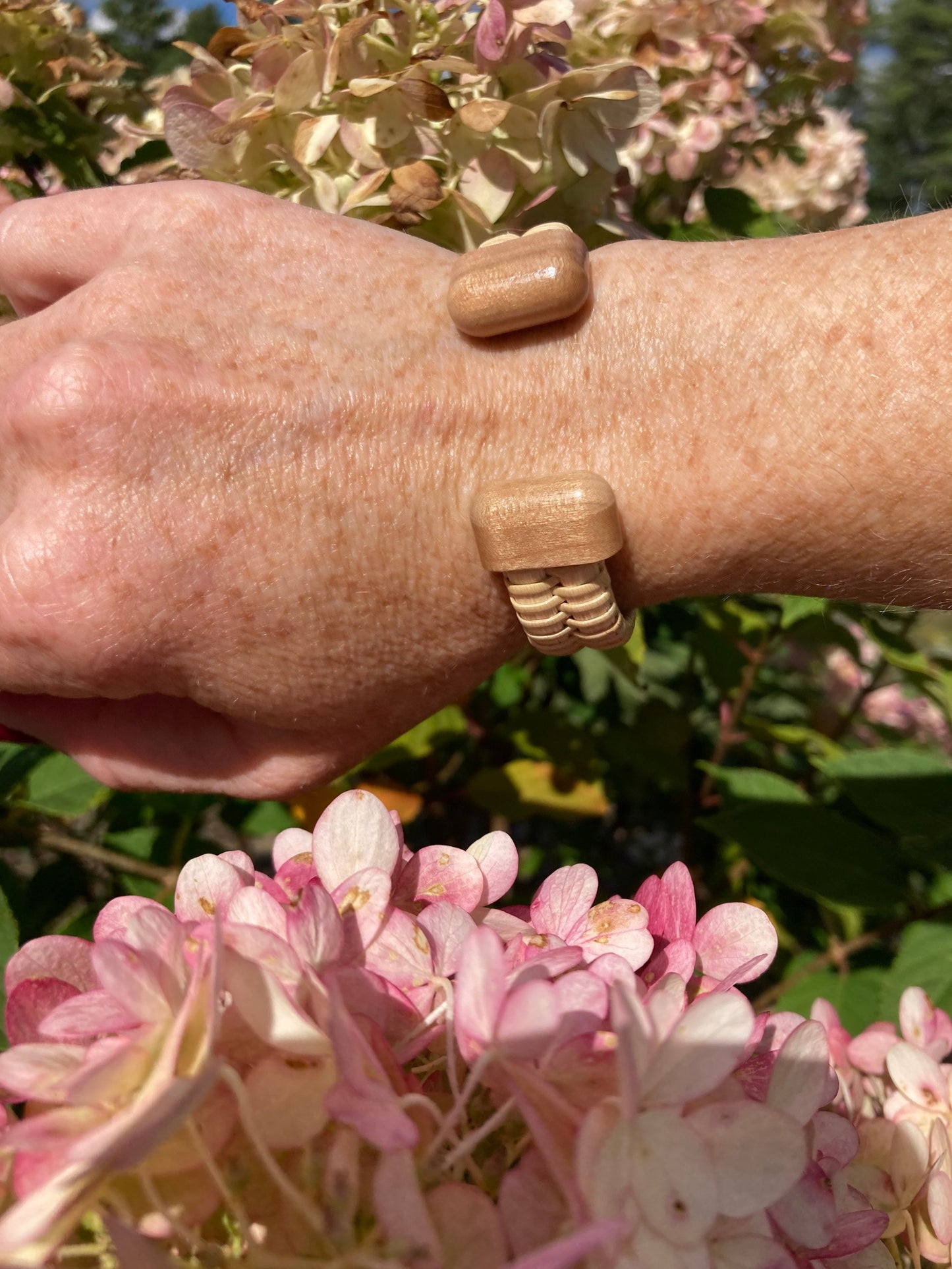 1/2” Cuff with Cherry Wood End Caps