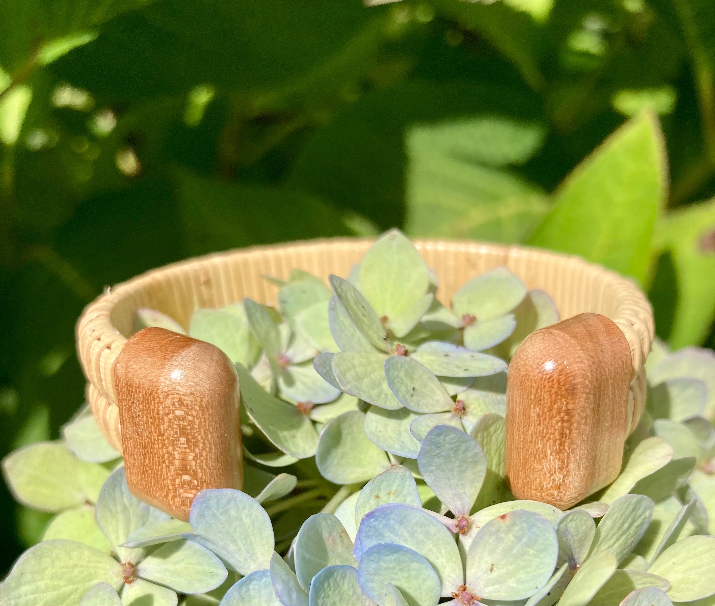 1/2” Cuff with Cherry Wood End Caps- Free sold Shipping