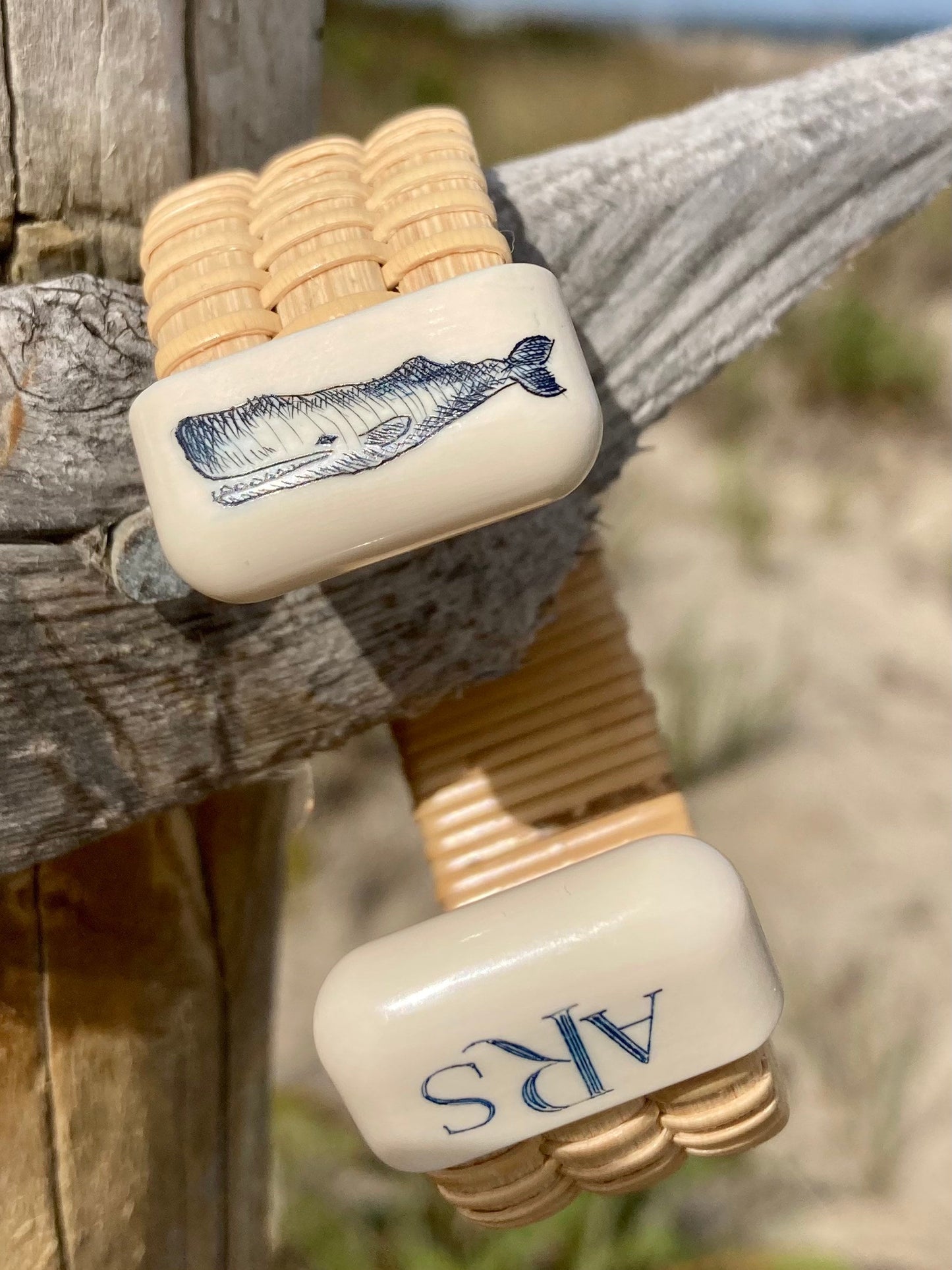 3/4” Ivory - Nantucket Basket Bracelet