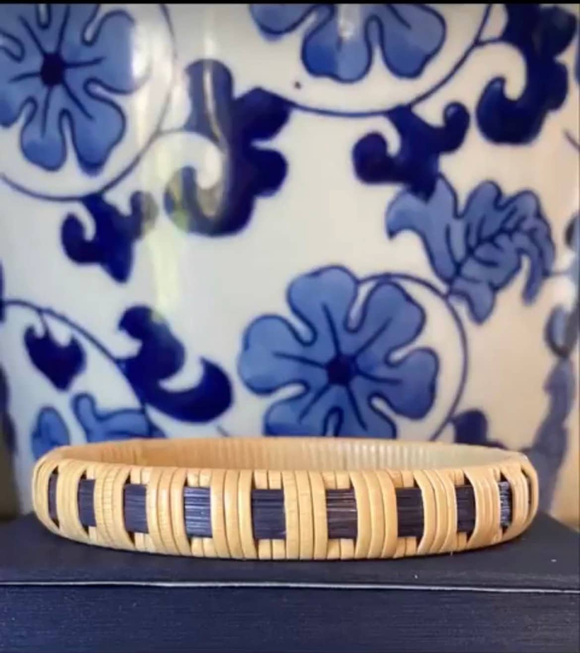 3/8” Nantucket Lightship Basket Bangle